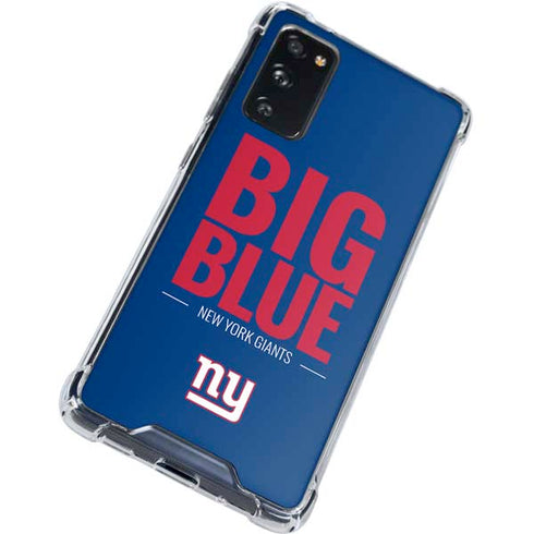 NFL New York Giants Team Motto Galaxy S20 FE Clear Case